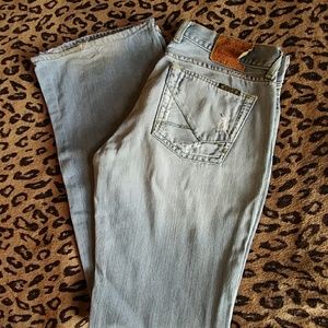 💙Lucky shabby jean sz 8